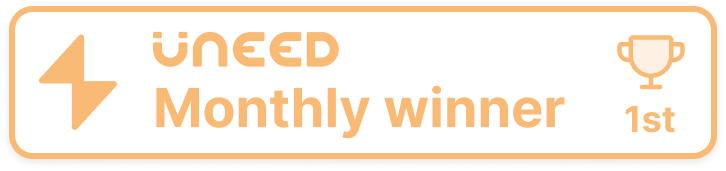 Uneed Daily Winner Badge